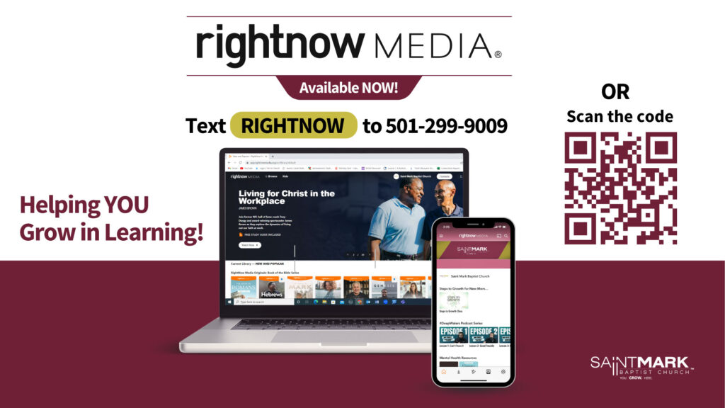 Get RightNow Media – Saint Mark Baptist Church